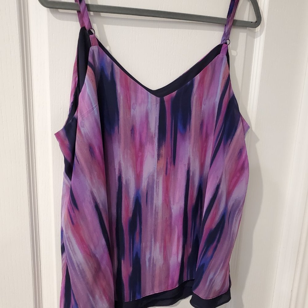 β¨ 2x HP β¨ NWOT β¨ Sophie Swing Multi-Watercolor Cami Tank β¨ - Picture 12 of 14